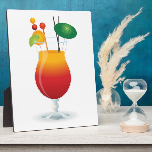 COCKTAIL GLASS PLAQUE (Side)