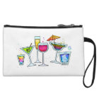 COCKTAIL GLASSES ACCESSORY CLUTCH COSMETIC BAG