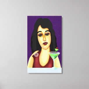 cocktail hour canvas print