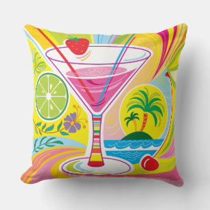 Cocktail Island Cushion