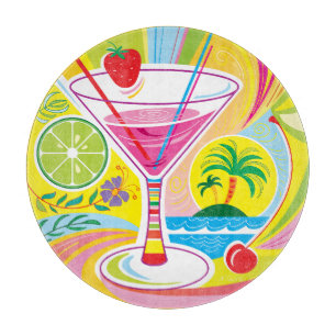 Cocktail Island Cutting Board