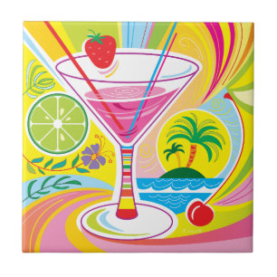 Cocktail Island Tile