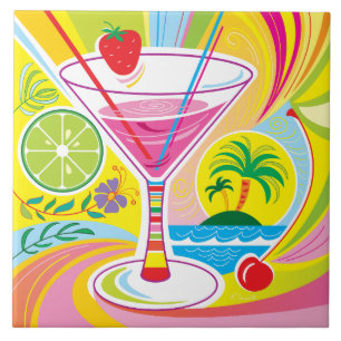 Cocktail Island Tile