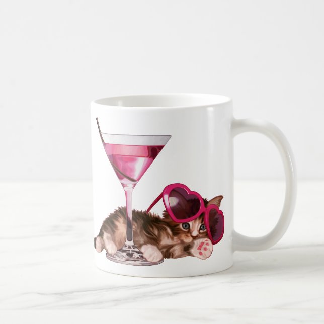 Cocktail maine coon coffee mug (Right)