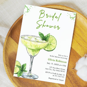 Cocktail Margs & Matrimony Margarita Bridal Shower Invitation