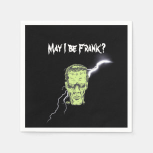Cocktail Napkins, May I Be Frank, Frankenstein Napkin