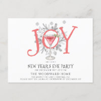 Cocktail New Year's Eve Party Invitation