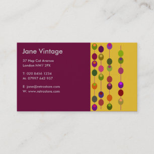 Cocktail Olives Business Card