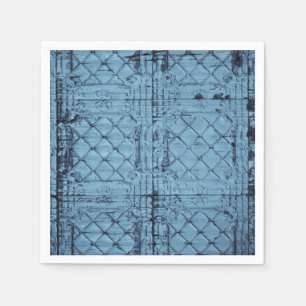 Cocktail Paper Napkin Rustic Tin Panel Ceiling Cou