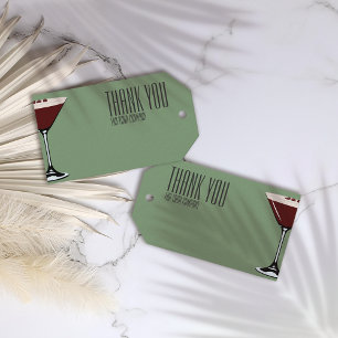 Cocktail Party Espresso Martini Favor Tag