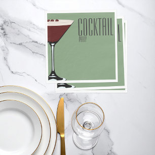 Cocktail Party Espresso Martini Napkin