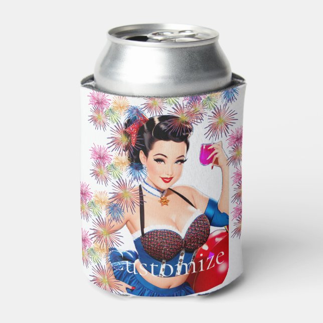 Cocktail Party Girl Thunder_Cove Can Cooler (Can Front)