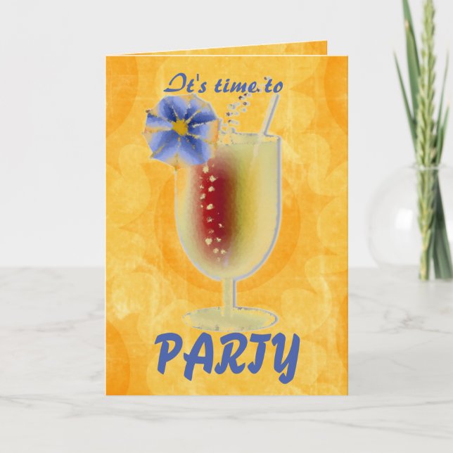 Cocktail Party Invitation (Front)