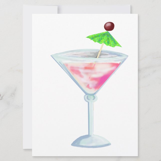 cocktail party invitation (Front)