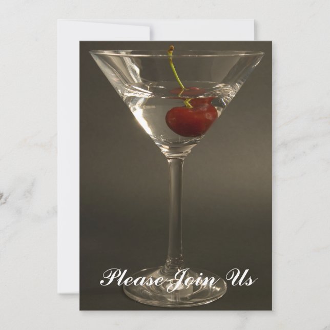 Cocktail Party Invitation (Front)