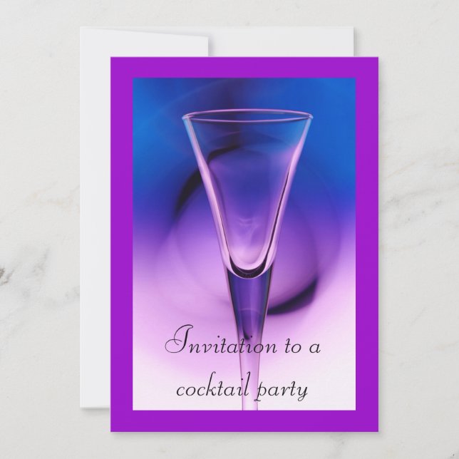cocktail party invitation (Front)