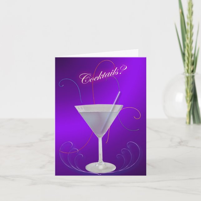 Cocktail Party Invitation (Front)