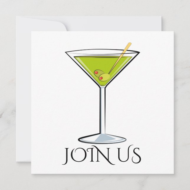 Cocktail Party Invitation (Front)