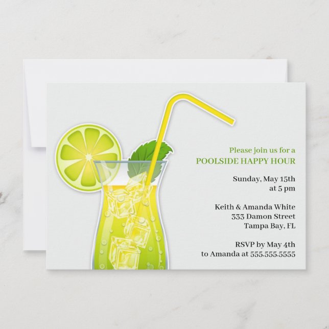 Cocktail Party Invitation (Front)