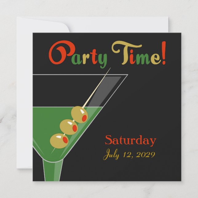 Cocktail Party Invitation (Front)