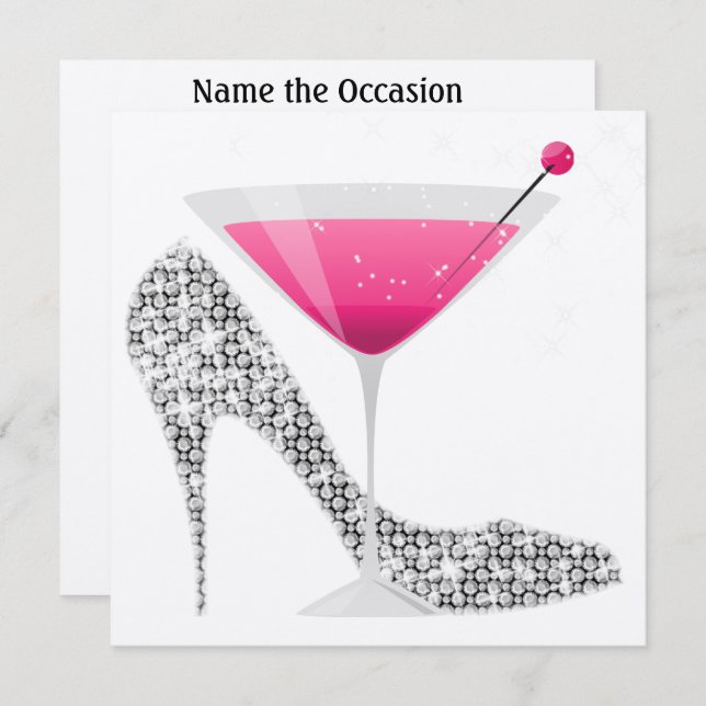 Cocktail Party Invitation by SRF (Front/Back)