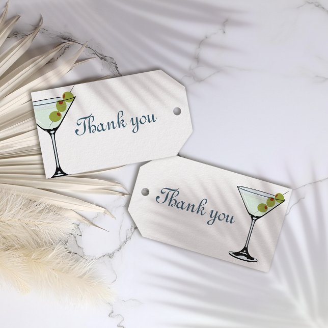 Cocktail party Martini Favour Tags (Creator Uploaded)