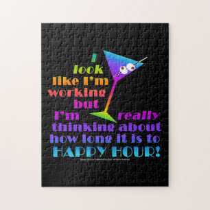 Cocktail Puzzles - How Long to Happy Hour