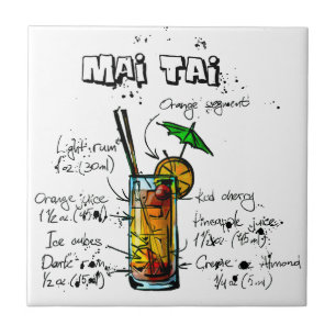 Cocktail Recipe Mai Tai Tile