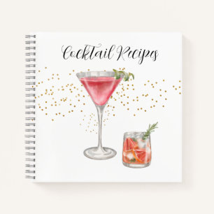 Cocktail Recipes Notebook