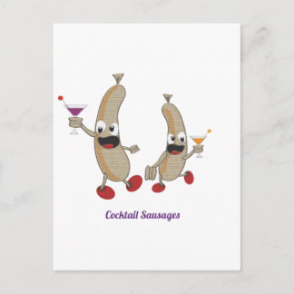 cocktail Sausages Postcard