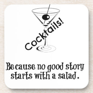Cocktail Story Coaster