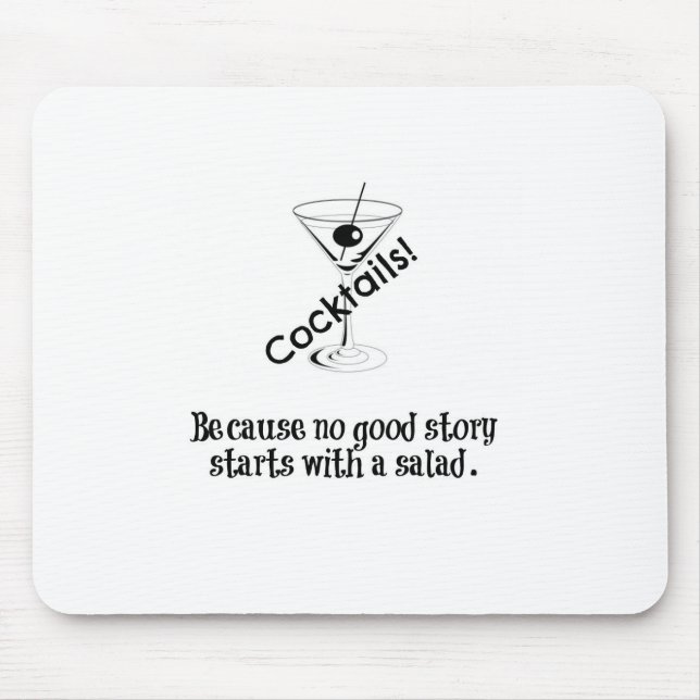 Cocktail Story Mouse Pad (Front)