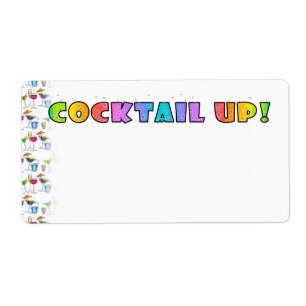 COCKTAIL UP! AVERY LABEL