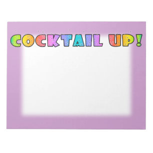 COCKTAIL UP! NOTEPAD LARGE