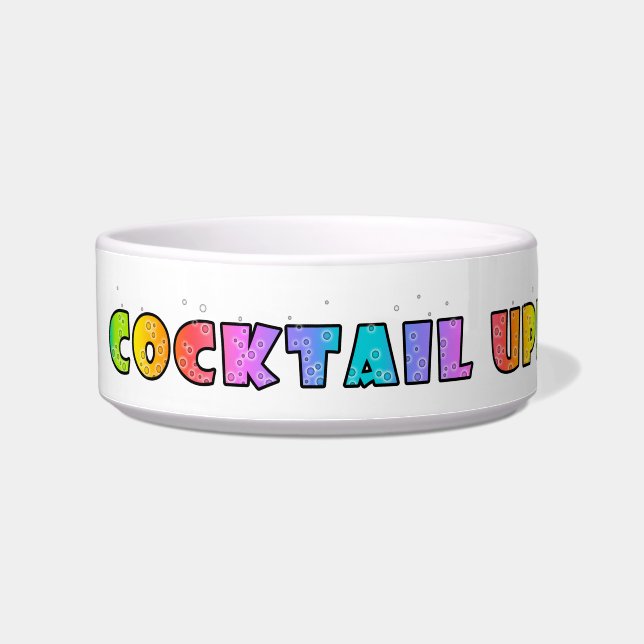 COCKTAIL UP! PET or SNACK BOWL (Left)