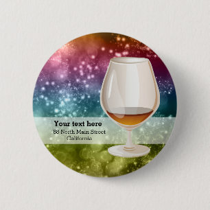 Cocktails 6 Cm Round Badge