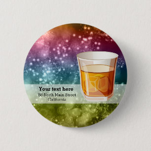 Cocktails 6 Cm Round Badge