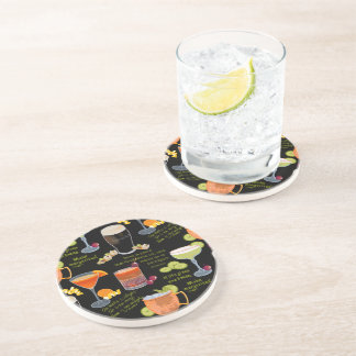 Cocktails and contemplation coaster
