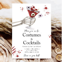 Cocktails and Costumes Boos Booze Adult Halloween