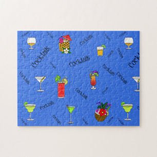 Cocktails And Party Drinks Puzzle