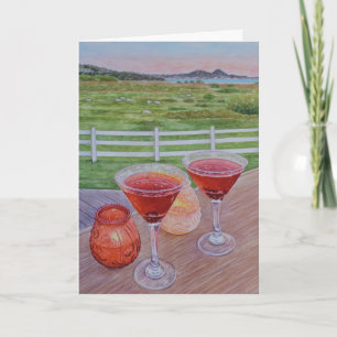 Cocktails at Mission Ranch Card