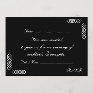 COCKTAILS & CANAPES INVITE