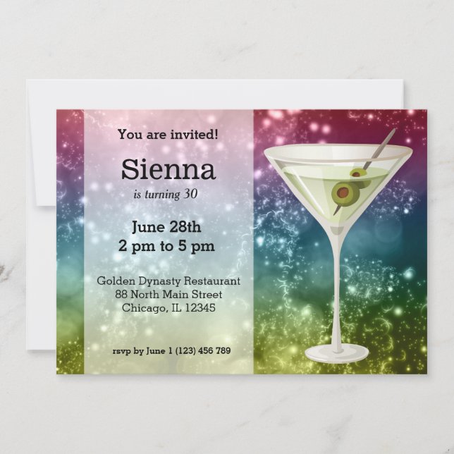 Cocktails Invitation (Front)