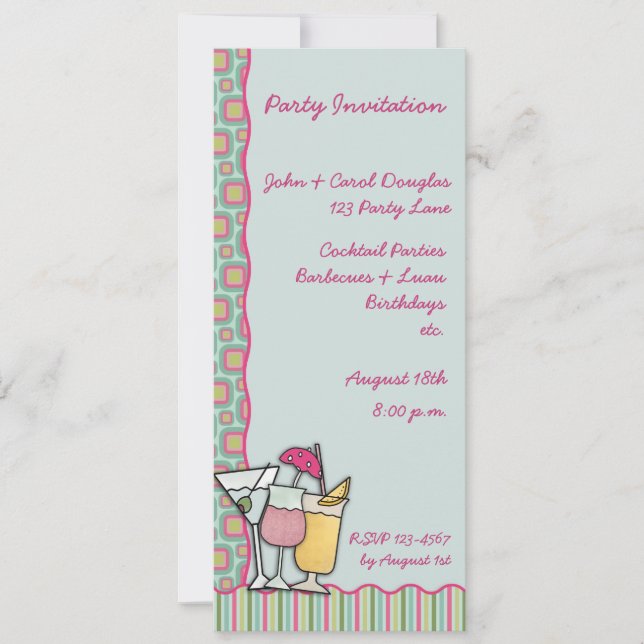 Cocktails Invitation (Front)
