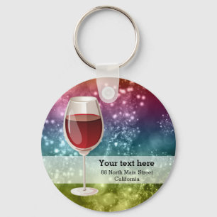 Cocktails Key Ring