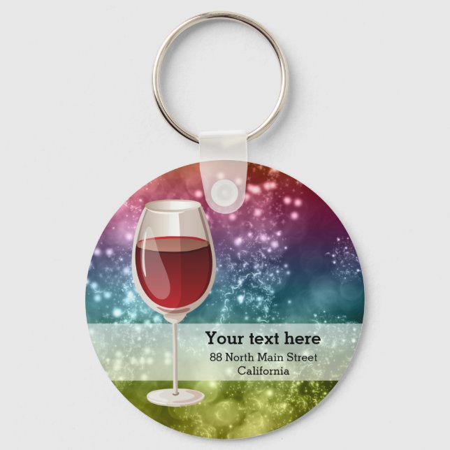 Cocktails Key Ring (Front)