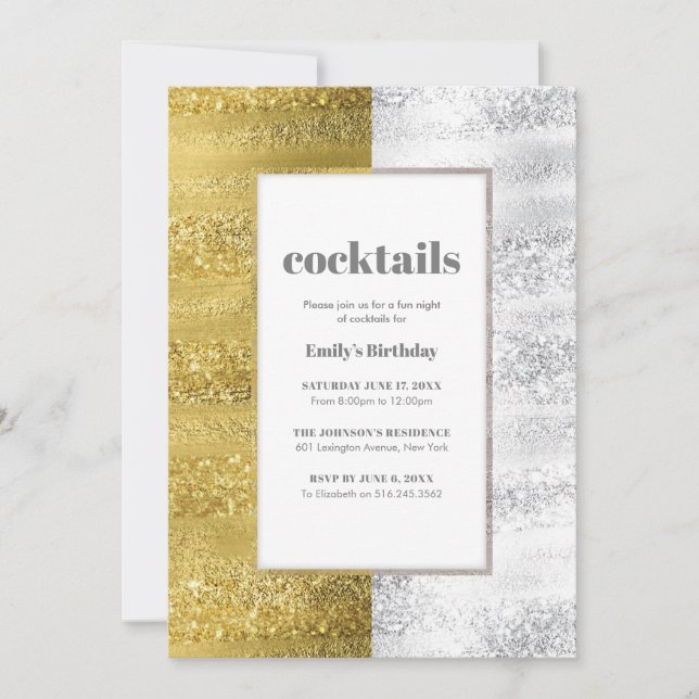 Cocktails Party Invitation (Front)