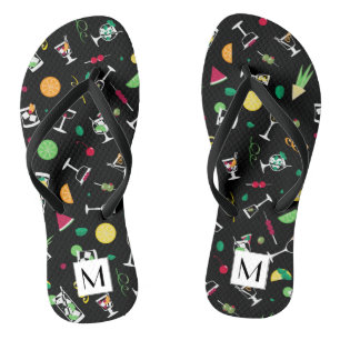 Cocktails Party Pattern Jandals
