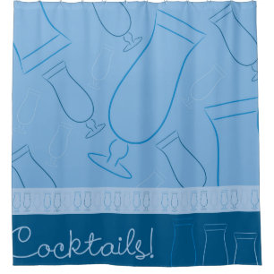 Cocktails! Shower Curtain