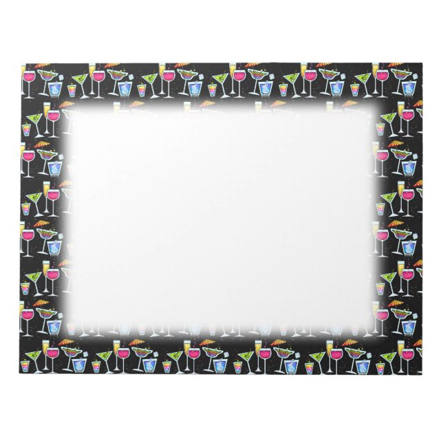 COCKTAILS UP! NOTEPAD LARGE (Front)